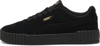 Puma Sneakers Carina 3.0 in suede da donna, Scarpe, Nero, 35.5