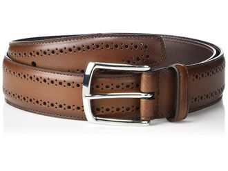 Allen Edmonds Manistee Mens Belts Coffee : 30, Leather