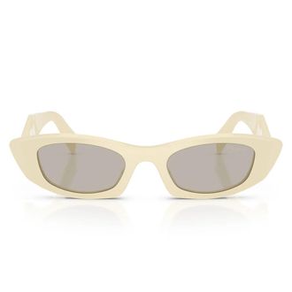 Prada Sunglasses Prb16 S 21 D5 J2 Milk White/Light Brown Women
