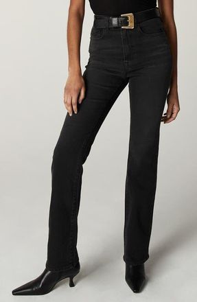 Unpublished Chloe High Waist Slim Bootcut Jeans in Crescent Heights at Nordstrom, Size 24