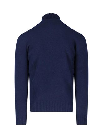 Drumohr Mens Sweaters Blue Lambswool