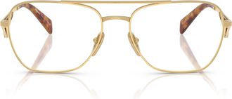 Prada 0pr B50v Rectangular Clear Lens Sunglasses