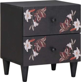 vidaXL Bedside Table Brown 40 x 33.5 x 46 cm Solid Mango Wood vidaXL