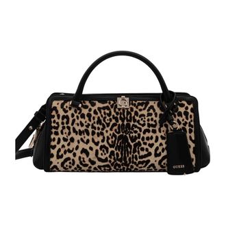 Guess Tassen, Dames, Beige, ONE Size, Leer, Audrey Crossbody Tas