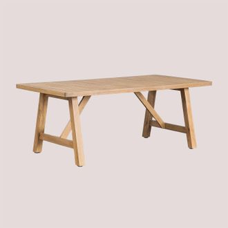 Sklum Sklum - Mesa De Jard&iacute;n Rectangular En Madera De Acacia Dubai