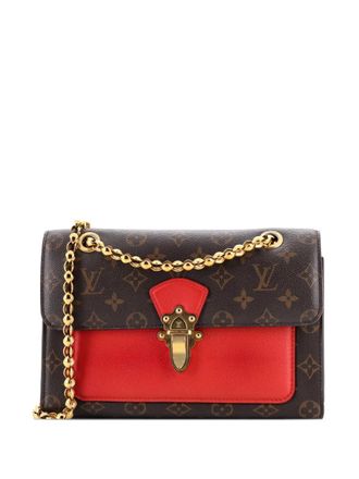 Louis Vuitton Victoire Handbag Monogram Canvas and Leather shoulder bag - Rosso