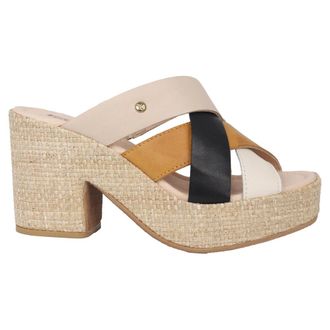 Pikolinos San Juan Heeled Mule - Dames - Muiltjes - Veelkleurig - 39 EU - Leer - Schoenen