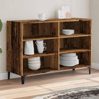 Berkfield Home Sideboard Old Wood 103.5x35x70 cm Engineered Wood in Brown