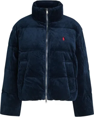 Polo Ralph Lauren Padded Corduroy Jacket - Navy - S (UK8-10 / S)