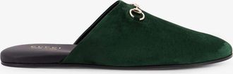 Gucci Sabot in suede con Morsetto - GUCCI - gender_Woman