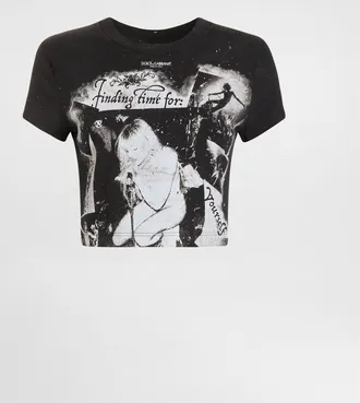Dolce & Gabbana Jersey T-shirt - Woman T-shirts And Sweatshirts Multi-colored 40