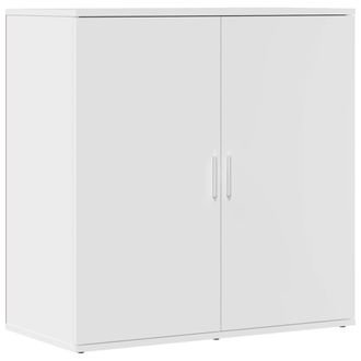 vidaXL Aparador De Madera De Ingenier&iacute;a Blanco 79x38x80 Cm Vidaxl