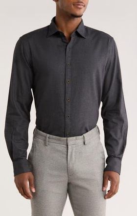 Rodd & Gunn Harveys Sport Fit Button-Up Shirt in Asphalt at Nordstrom Rack, Size Xx-Large