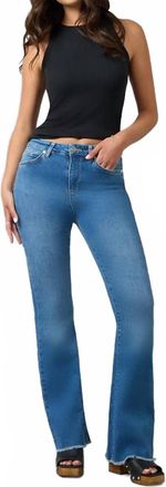 Lola Jeans Alice High Rise Flare Jeans In Blue