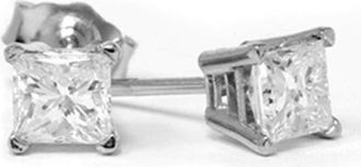 Pompeii3 1/2ct Diamond Studs 14K White Gold