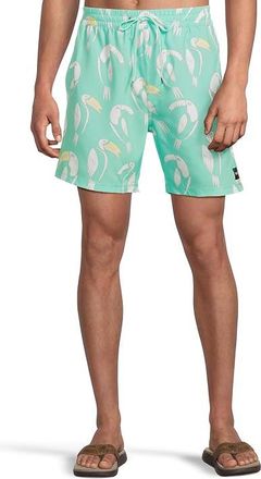 Hurley Cannonball Volley 17 Mens Swimwear Tropical Mist : MD (32-33 Waist), Polyester/Spandex
