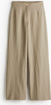 H&M Hose aus Leinenmix - Brown