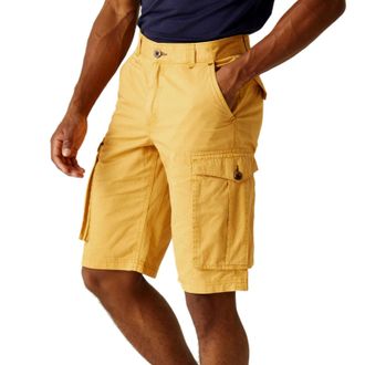 Regatta Mens Shorebay Vintage Walking Cargo Shorts - Gold Straw - 38
