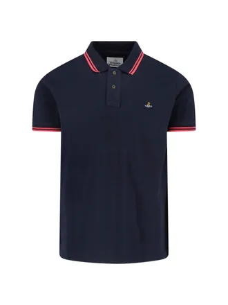 Vivienne Westwood Navy Classic Cotton Polo Shirt