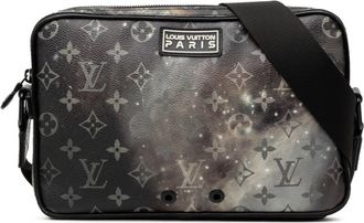 Louis Vuitton Monogram Black Gray Pvc Leather Shoulder Bag (Pre-Owned)