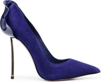 Le Silla 120mm Petalo suede pumps - women - Suede - 41.5 - Blue