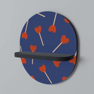 OEM Estante Ovalado Sweet Love Negro