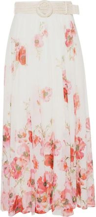 Zimmermann Mujer, Faldas, Rojo, Talla: M