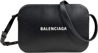 Balenciaga Pre-owned Cross Body Bags, female, Black, Size: ONE SIZE Pre-owned Vintage Shoulder Bag