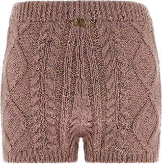 Twinset Dames, Korte broeken, Roze, Maat: S Wol