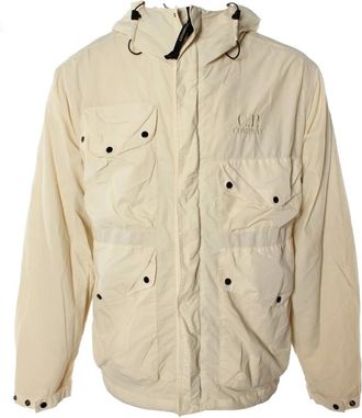 C.P. Company C.p. Company, Heren, Jassen, Beige, Maat: XL Nylon