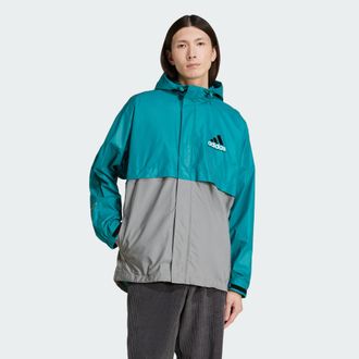 adidas Originals ADIDAS Originals Mens EQT Windbreaker - Turquoise Polyamide - Size X-Large
