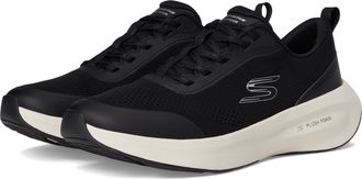 Skechers Womens Plush Foam Sneaker, Black/White, 4.5 UK