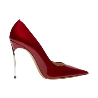 Casadei Pumps, female, Red, Size: 10 1/2 US Blade Pump Samurai Superblade