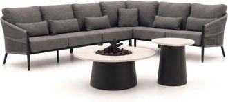 Bellagio la vita attrattiva Bellagio Mineo/Cosidune hoek loungeset met vuurtafels 6-delig