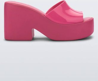 Melissa Womens Posh Heeled Sandals In Pink