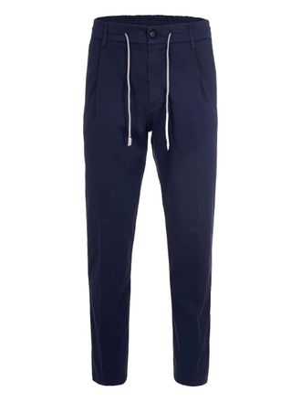 Eleventy drawstring trousers - Blue