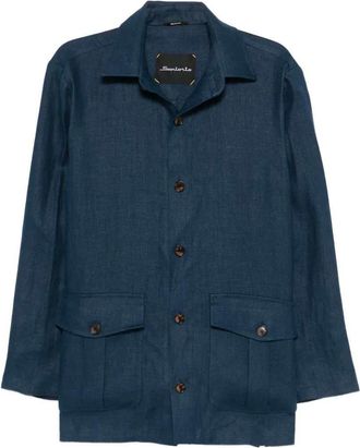 Sartorio Napoli Feldjacke aus Leinenmischung
