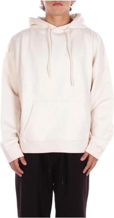 John Richmond Hoodie met Logo op de Rug - Heren - Hoodies - Wit - L - Katoen - Hoodies & sweatvesten
