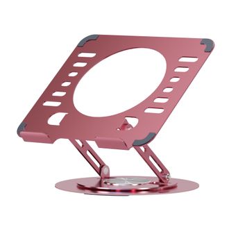 OEM Soporte Para Port&aacute;til, Plegable Y Port&aacute;til, Apto Para Port&aacute;tiles De Hasta 17 Pulgadas, Color Rosa