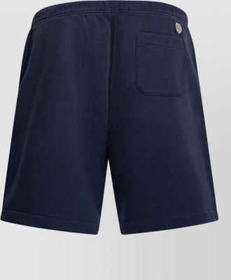 Polo Ralph Lauren logo overall shorts featuring back pocket