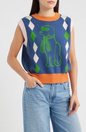 FRNCH Torquay Sweater in Bleu Marine at Nordstrom, Size X-Small