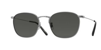 Oliver Peoples OV1285ST Goldsen Sun Polarized 5036P2 Mens Sunglasses Silver Size 52