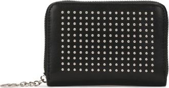 Kazar Compacte ritssluitingportemonnee versierd met rivetten - Dames - Portefeuilles - Veelkleurig - ONE Size - Leer - Accessoires