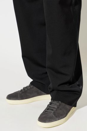 Tom Ford Suede Sports Shoes, Mens, Grey