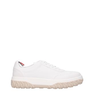 Thom Browne Sneakers Uomo Tessuto Bianco