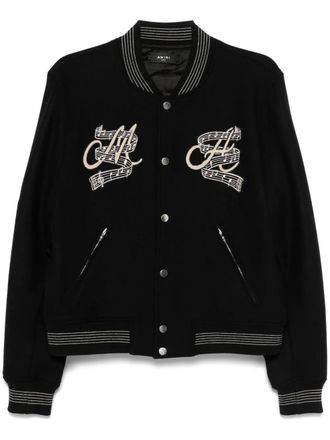 Amiri Hollywood Music bomberjack - Zwart