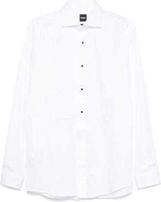 BOSS Overhemd met bies - Wit