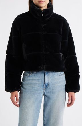 Save The Duck Yuki Reversible Jacket in Black at Nordstrom, Size 00