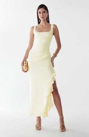 BWLDR Stevie Maxi Dress in Off White at Nordstrom, Size 12