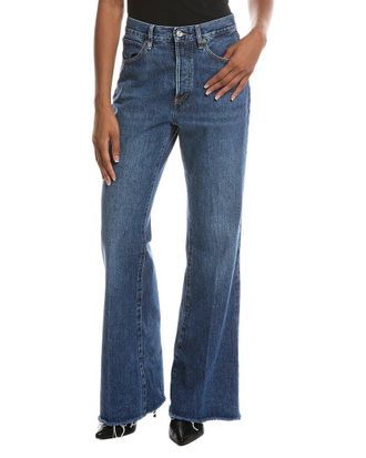 Frame Denim The Lax Antidote Raw Fray Flare Jean